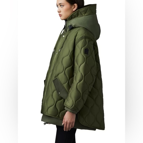 Mackage Jackets & Blazers - MACKAGE Maia Quilted Parka Jacket light military xs